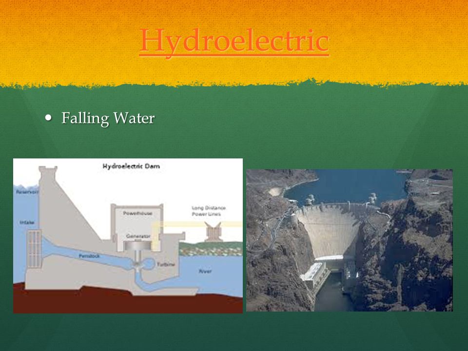 Hydroelectric Falling Water