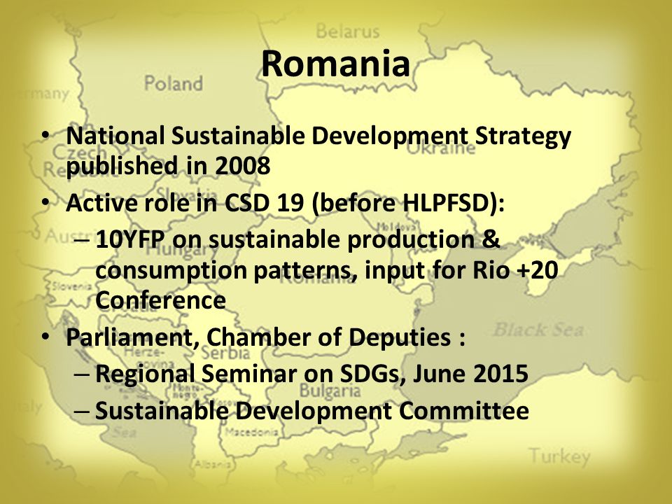 Romania National Sustainable Development Strategy published in 2008