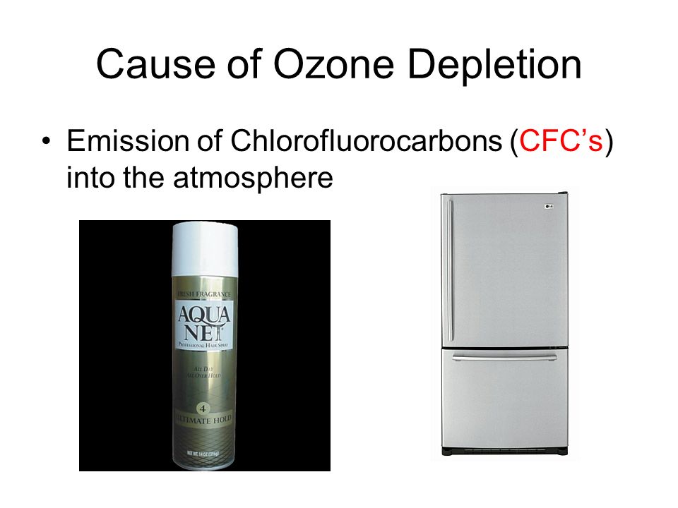 Cause of Ozone Depletion