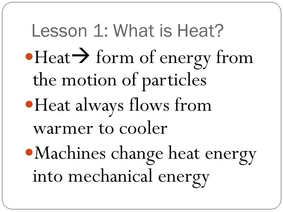 Chapter 9 Heat Ppt Video Online Download
