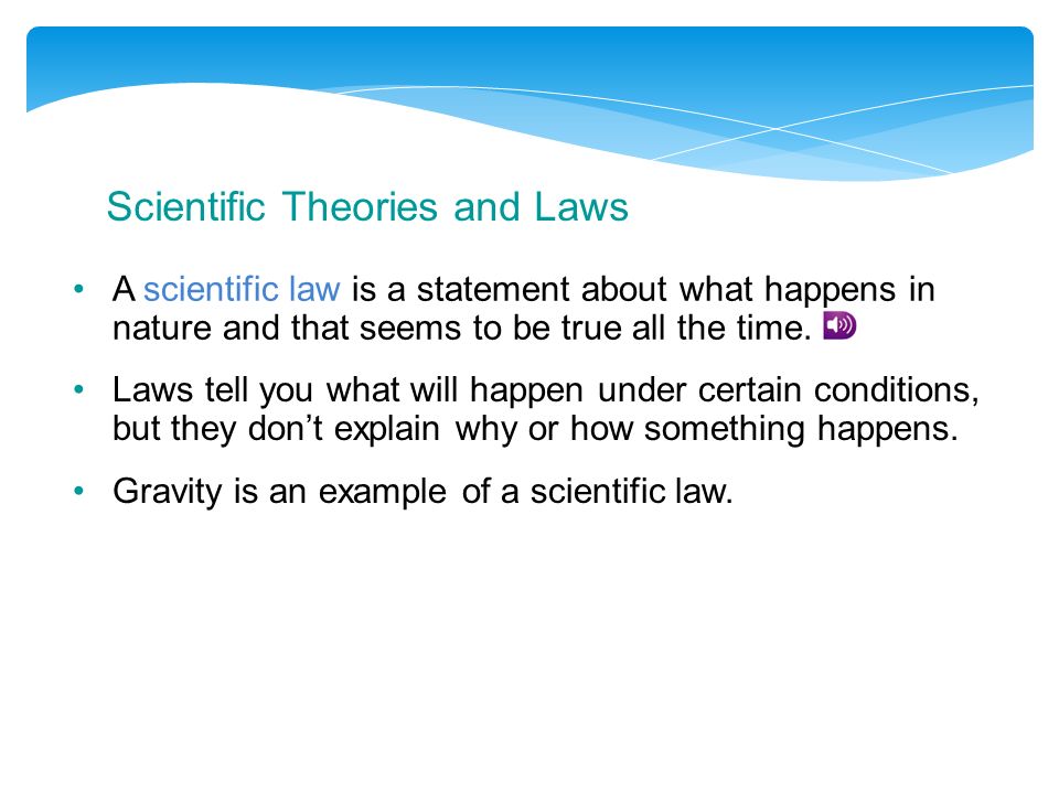 Scientific Theories and Laws