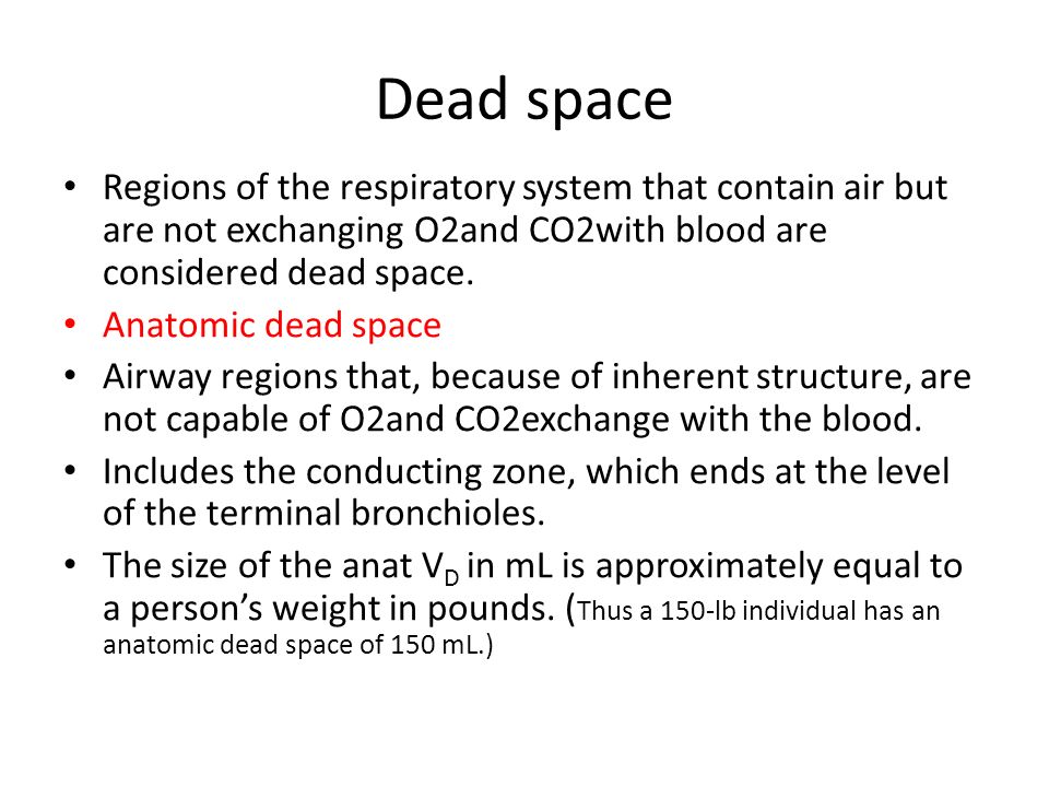 Dead space Meaning 