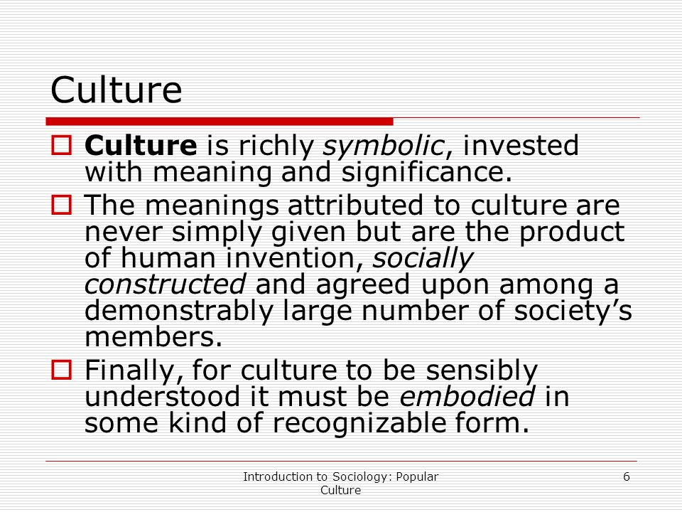 Lesson 12: Popular Culture - Ppt Download