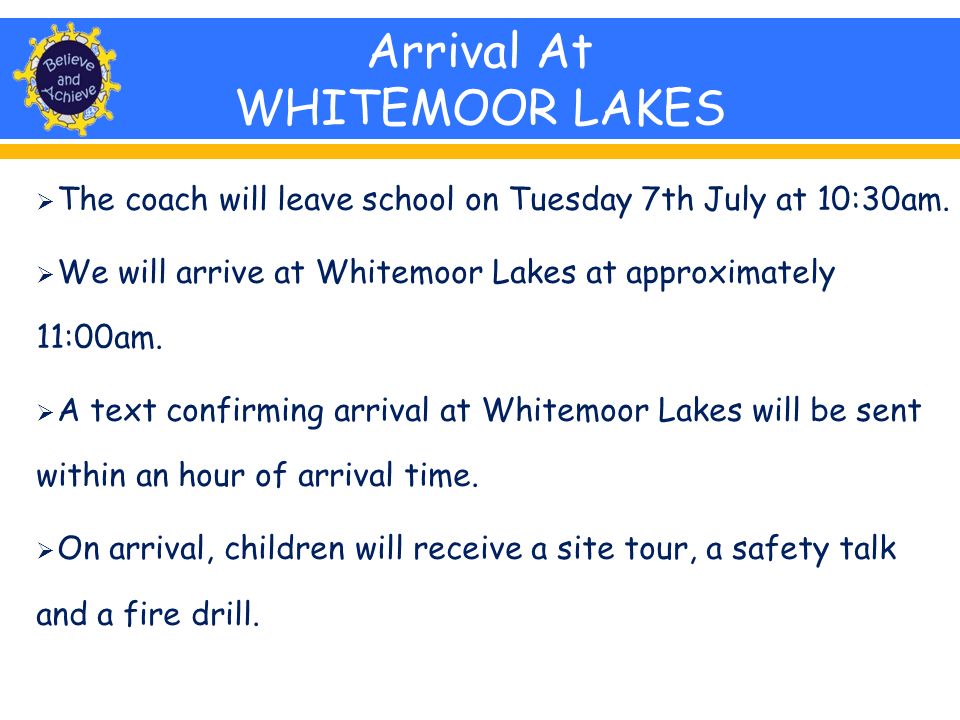 whitemoor lakes – year 4 condover hall – year 6 - ppt video online