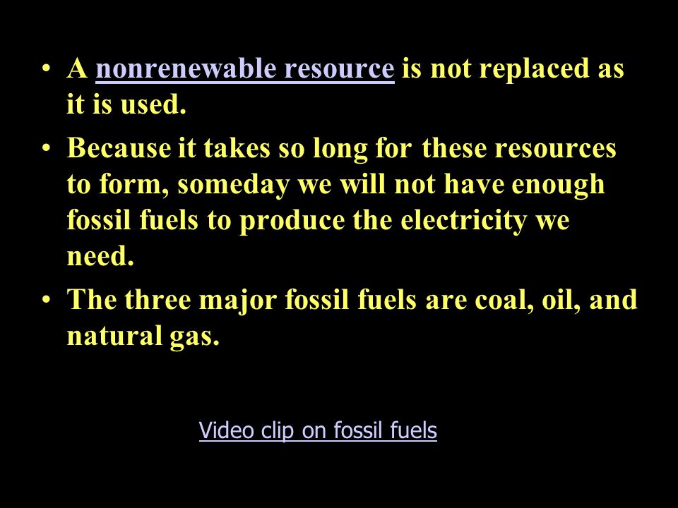 16.2 Electricity from fossil fuels
