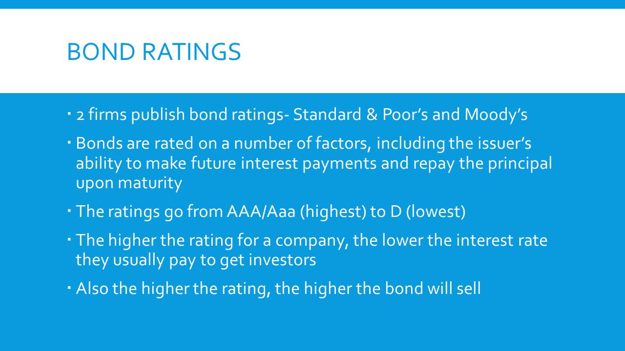 Bonds And Other Financial Assets Ppt Video Online Download