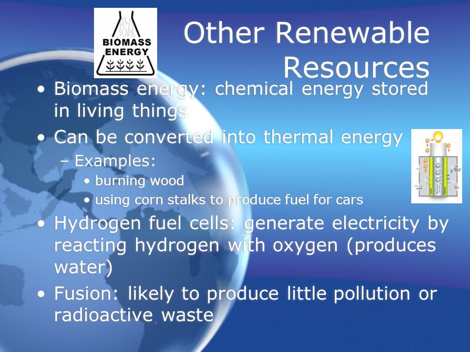 Other Renewable Resources