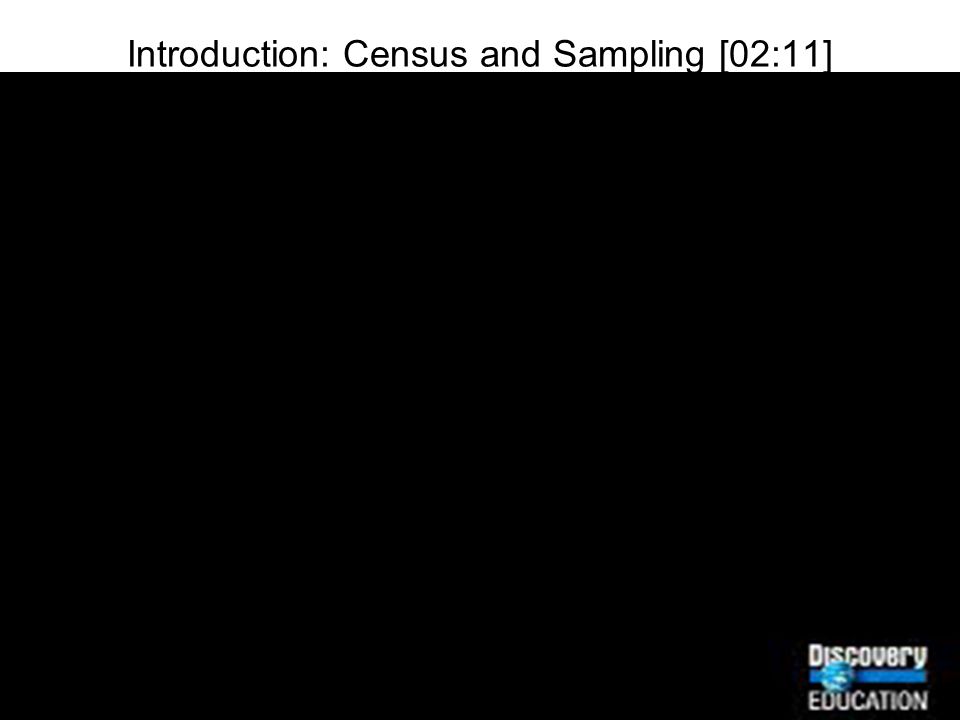 Introduction: Census and Sampling [02:11]