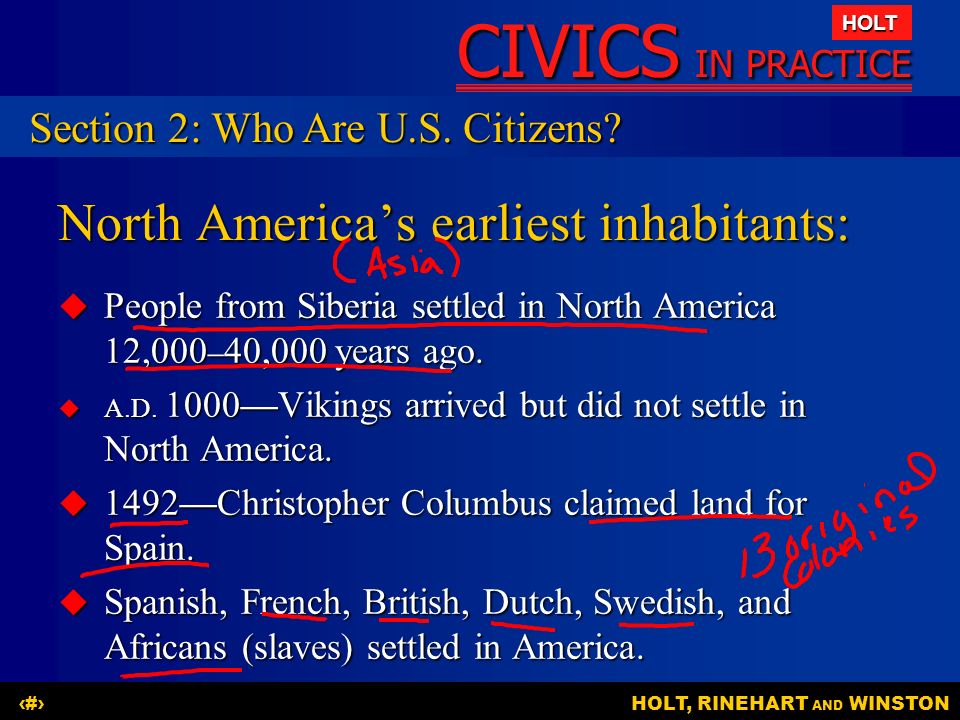 North America’s earliest inhabitants: