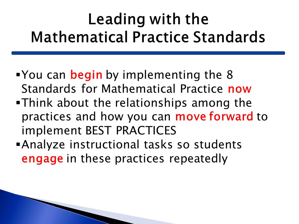 Mathematical Practice Standards