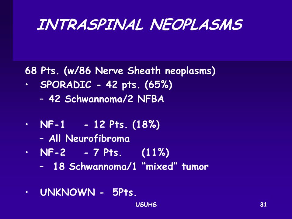 INTRASPINAL NEOPLASMS