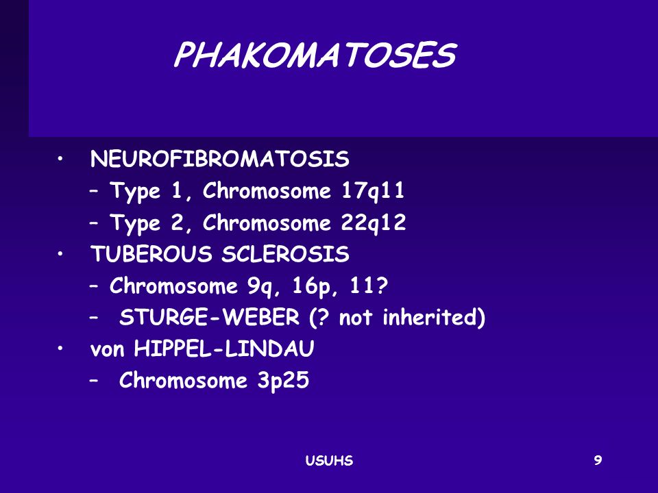 PHAKOMATOSES NEUROFIBROMATOSIS Type 1, Chromosome 17q11