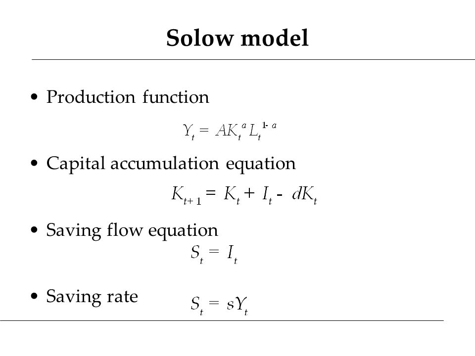 saving function equation