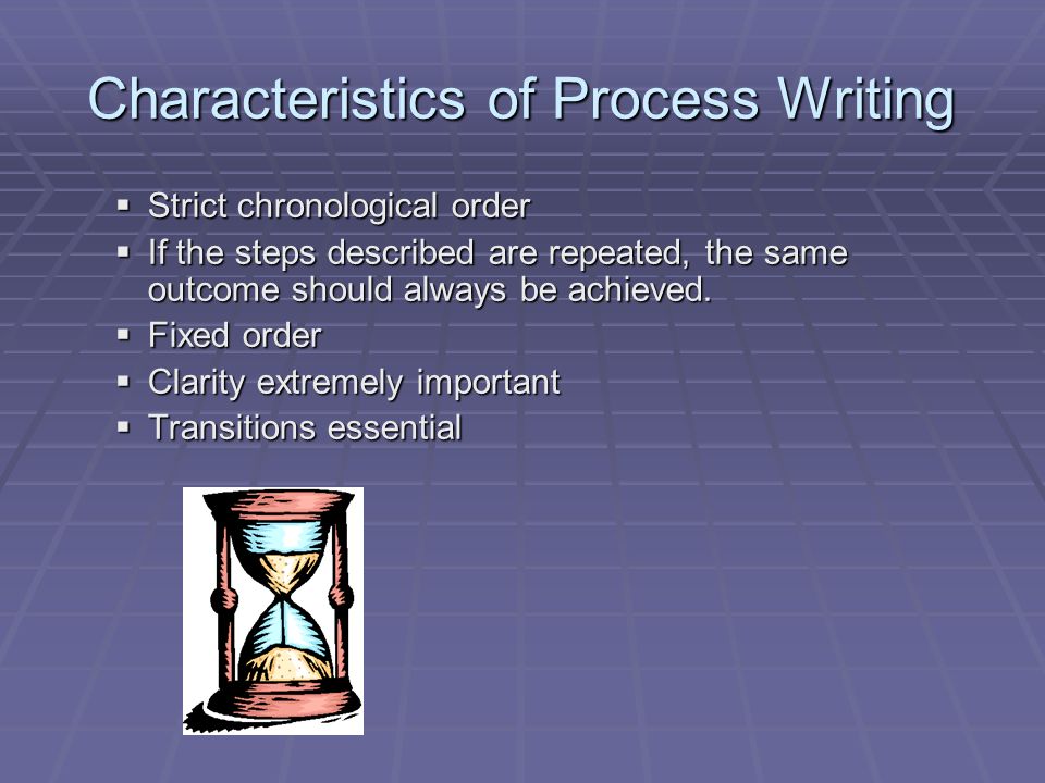 Characteristics of Process Writing