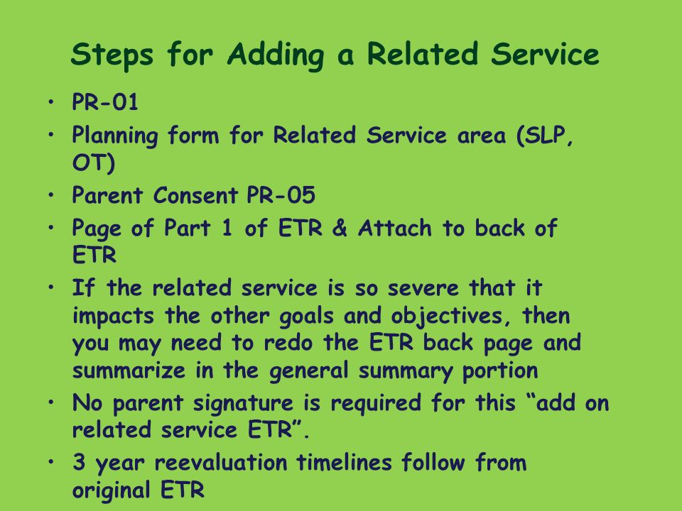 Steps for Adding a Related Service