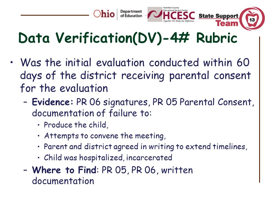 Data Verification(DV)-4# Rubric