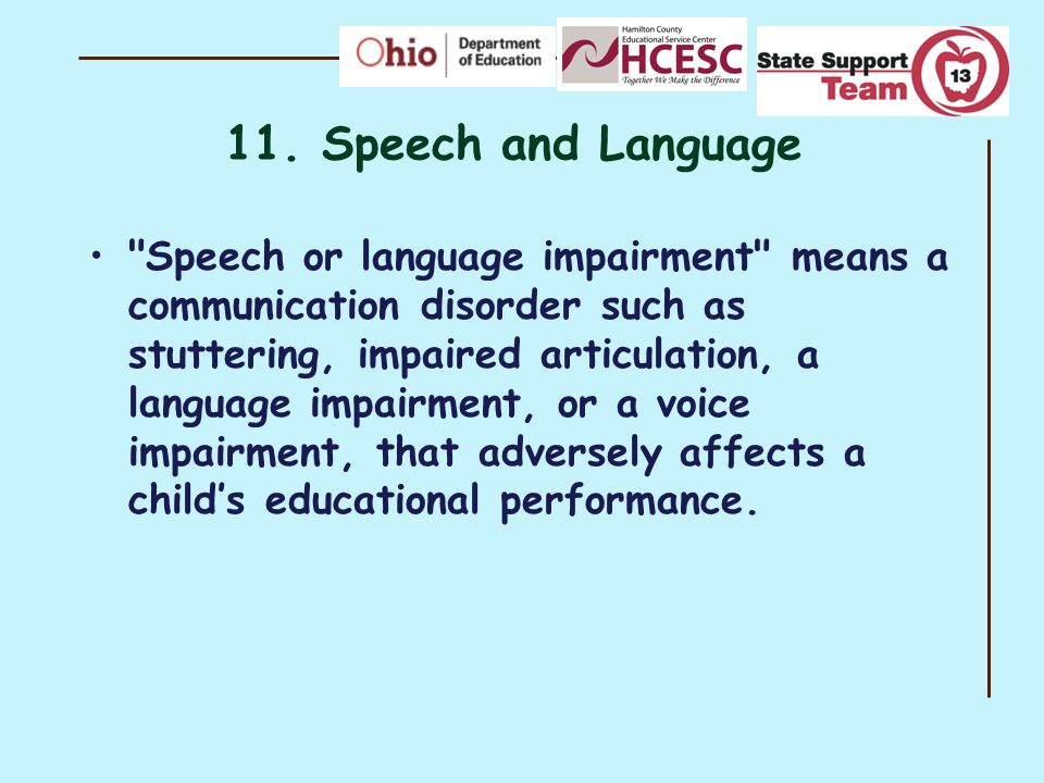 11. Speech and Language