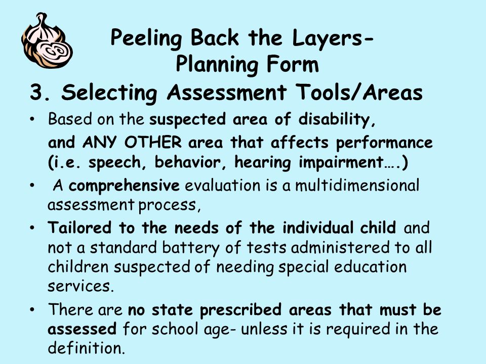 Peeling Back the Layers- Planning Form