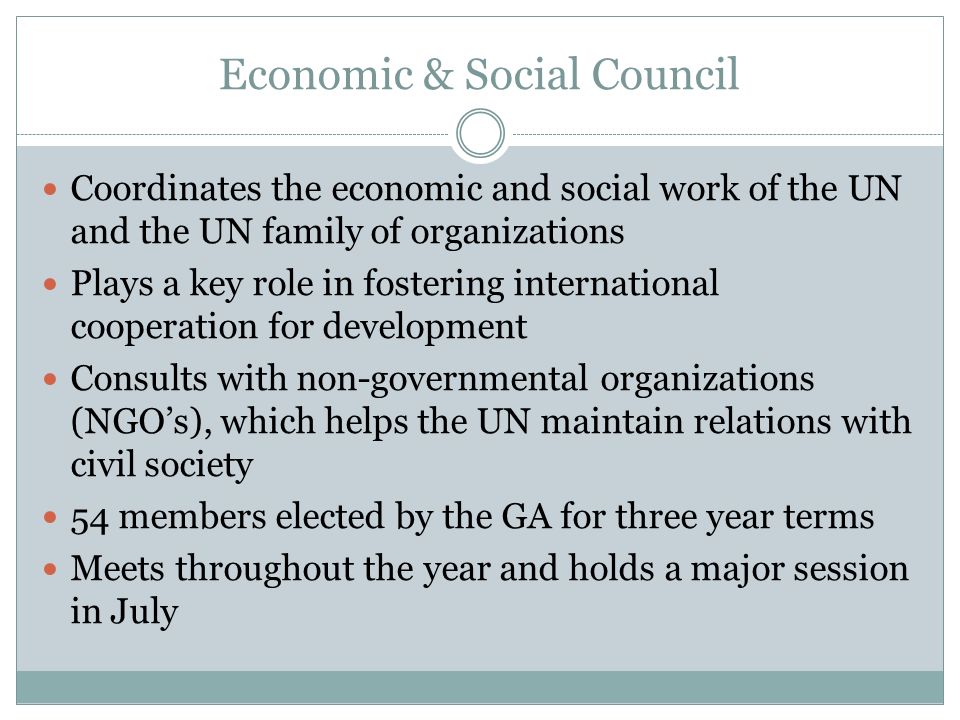 Economic & Social Council