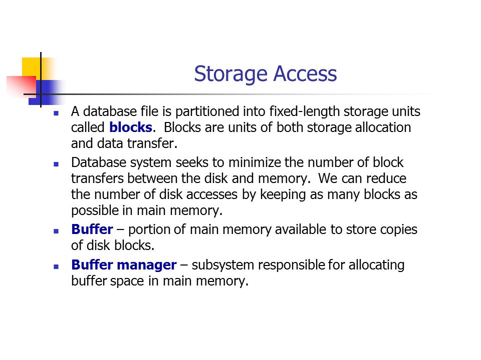 Storage Access