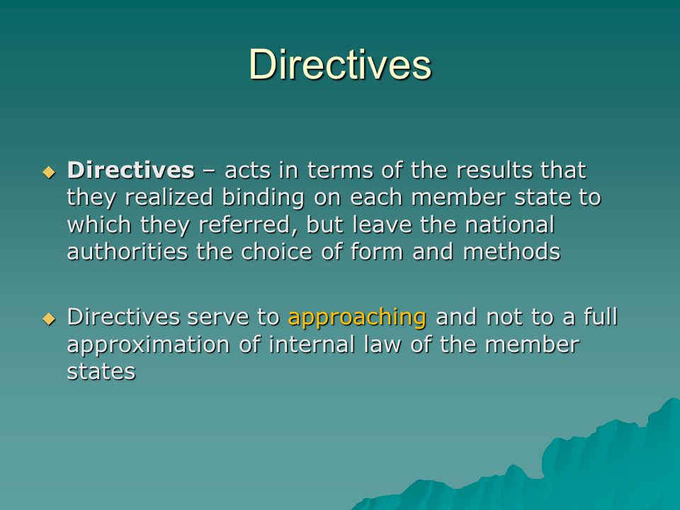 Directives
