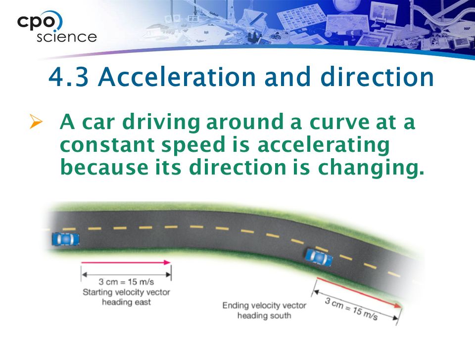 4.3 Acceleration and direction
