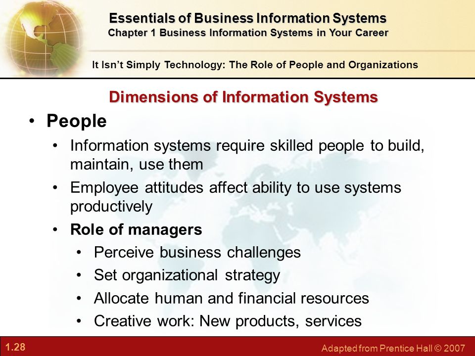 Business Information Systems in Your Career - ppt download