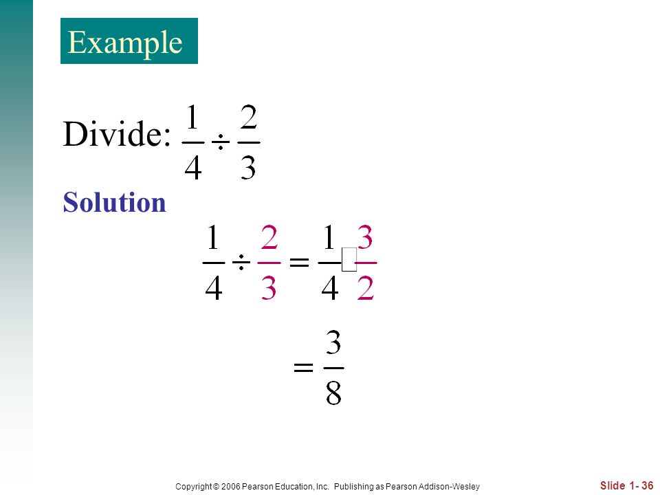 Divide: Example Solution