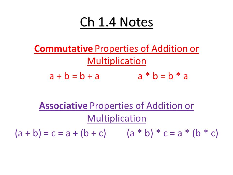 Ch 1.4 Notes