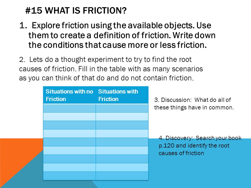 #15 What is Friction