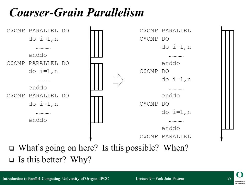 Coarser-Grain Parallelism
