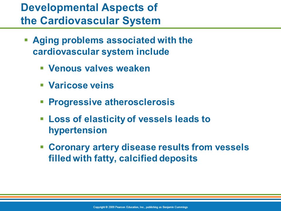 Developmental Aspects of the Cardiovascular System