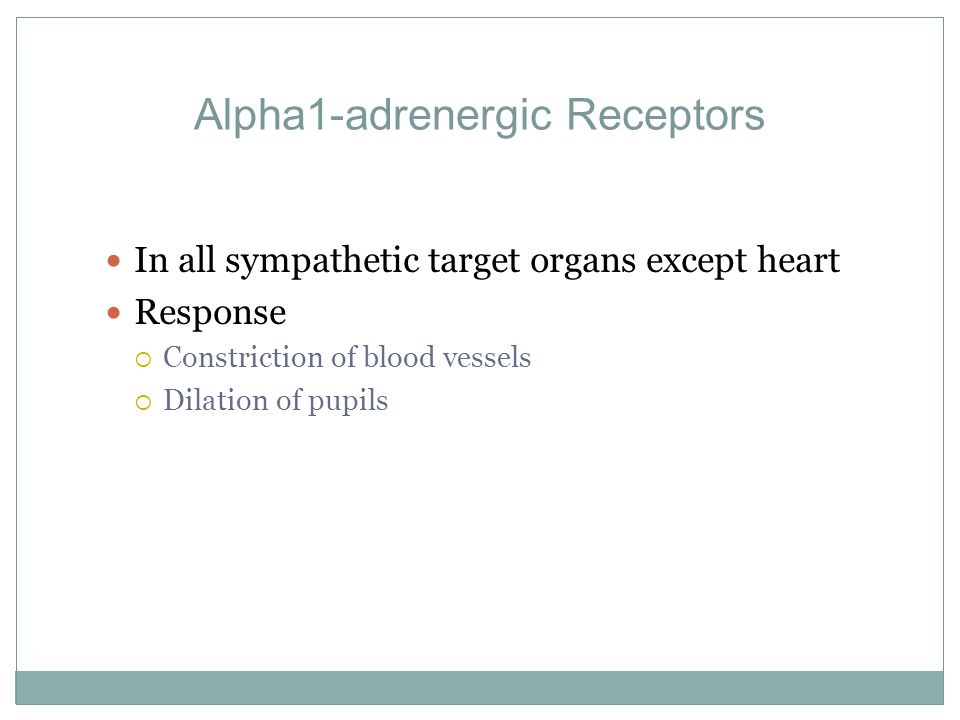 Alpha1-adrenergic Receptors