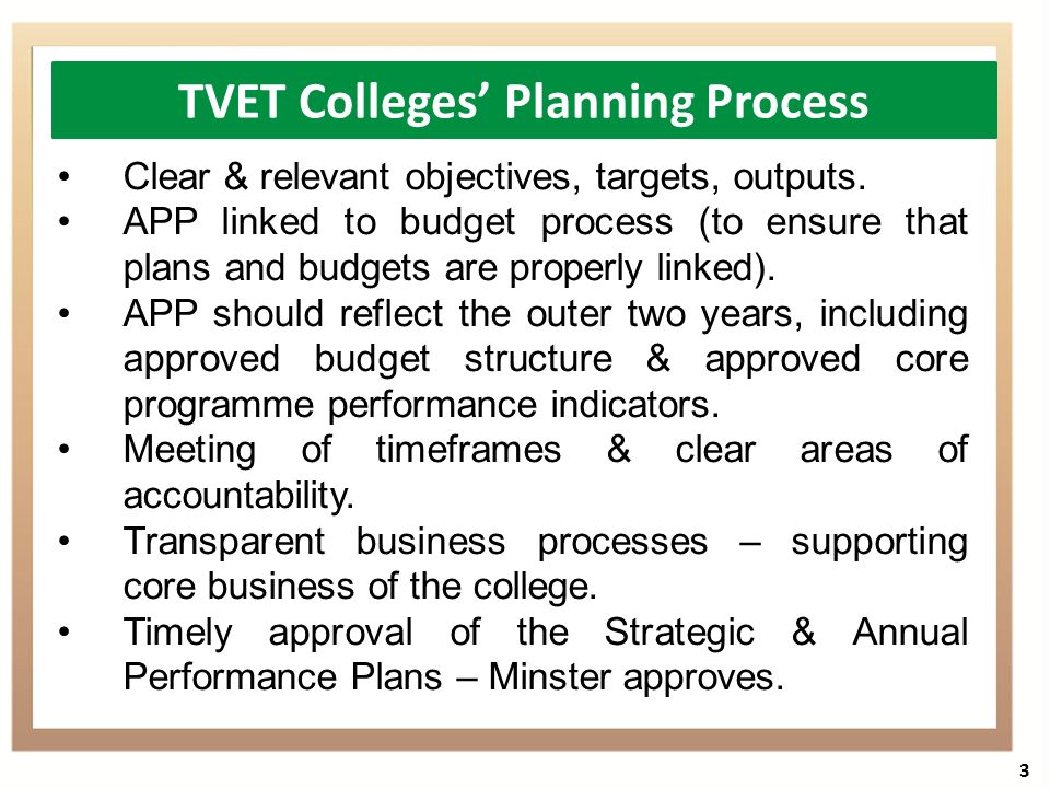Tvet college business plan pdf