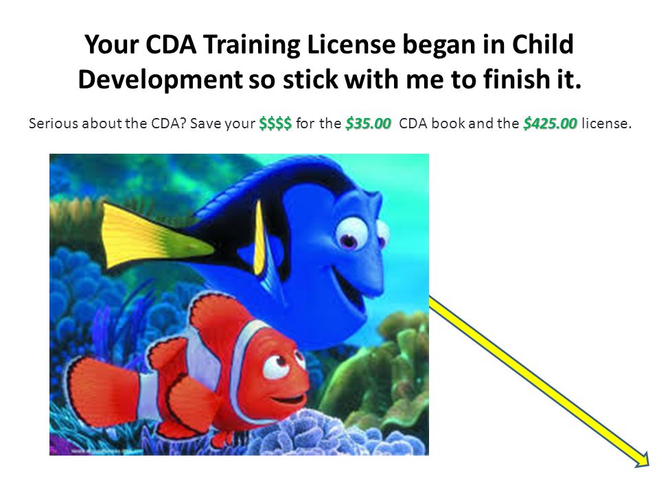 Your CDA Training License began in Child Development so stick with me to finish it.