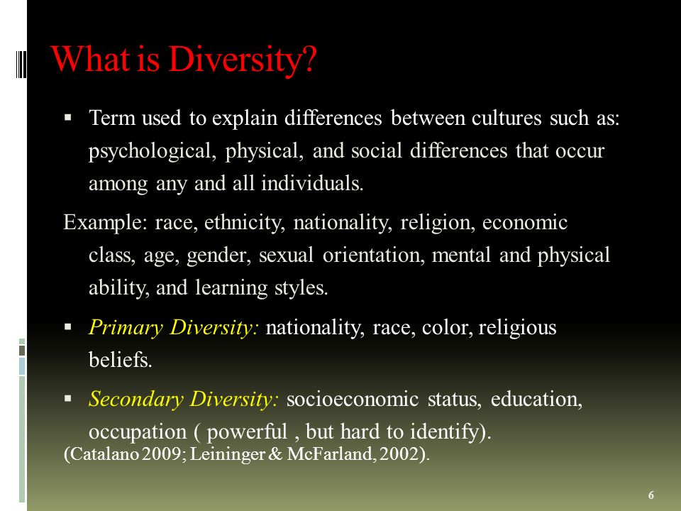 What is Diversity