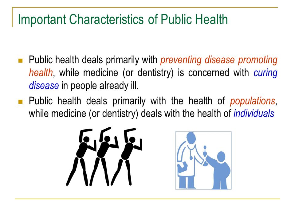 Important Characteristics of Public Health