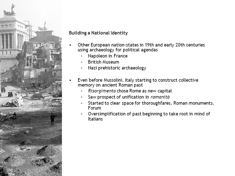 Building a National Identity