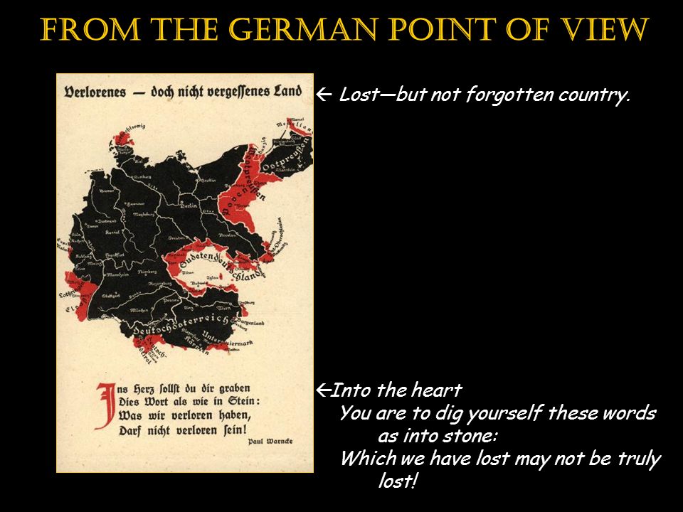 From the German point of View