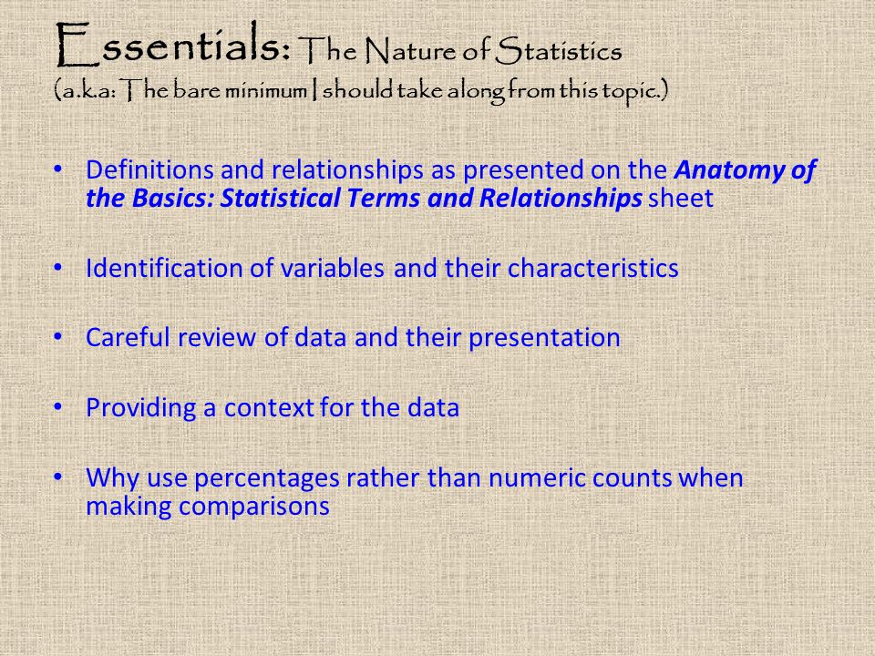 The Nature of Statistics: - ppt download