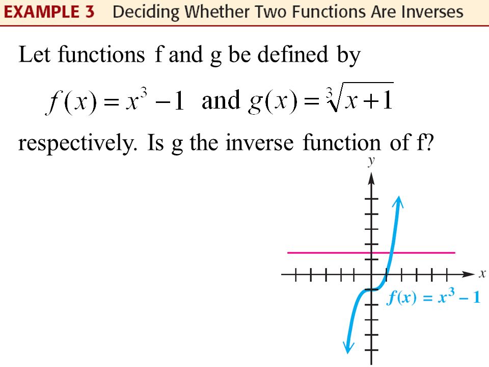 Let functions f and g be defined by