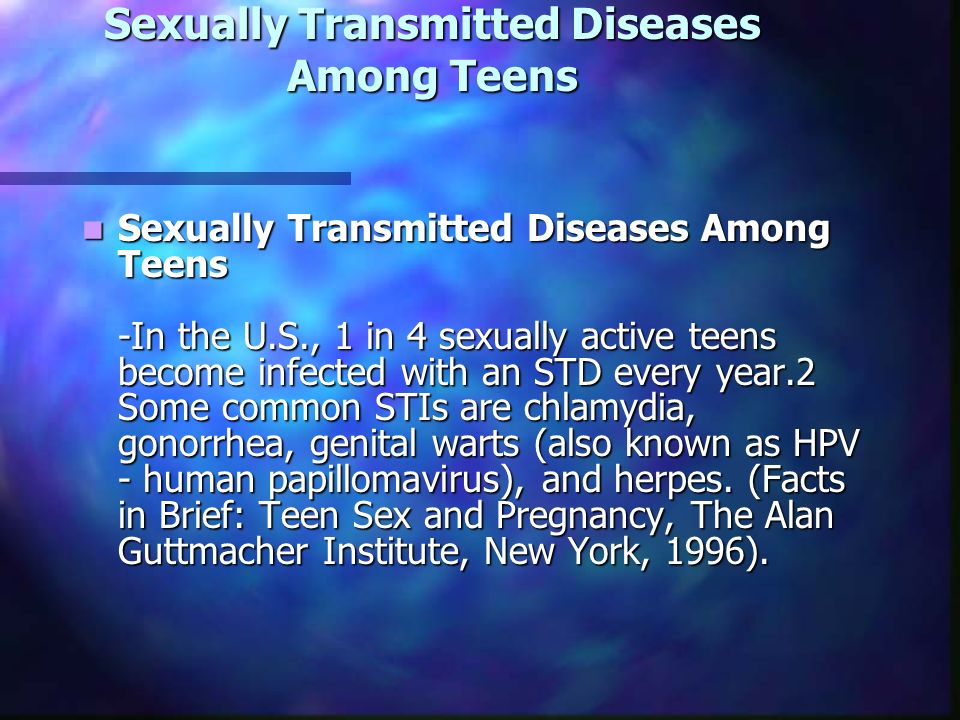 Teen sex syphilis