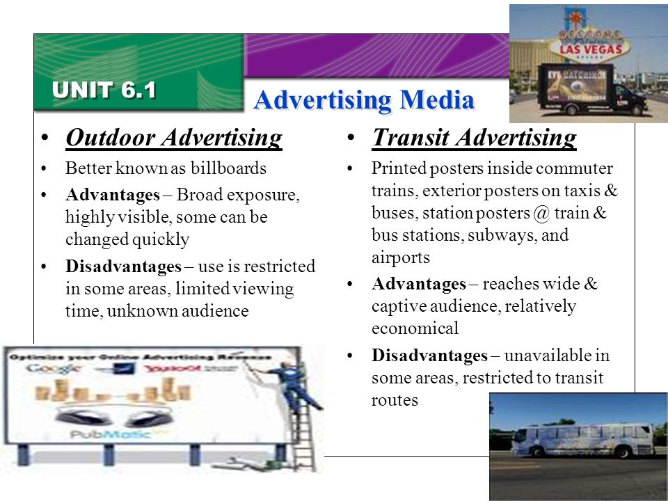 disadvantages of outdoor advertising