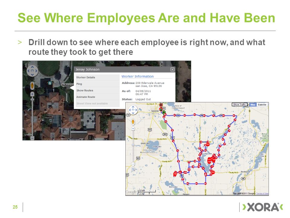See Where Employees Are and Have Been