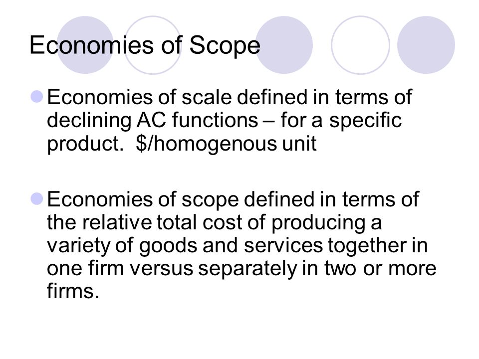 economies of scope meaning