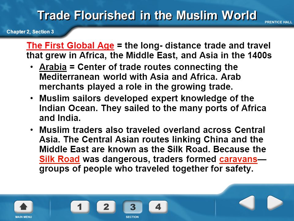 Trade Flourished in the Muslim World