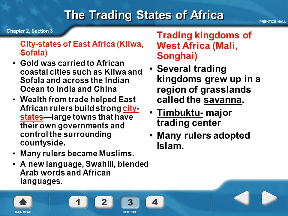 The Trading States of Africa