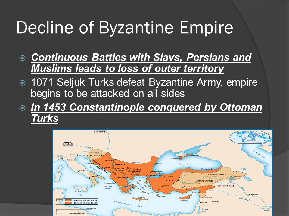 Decline of Byzantine Empire
