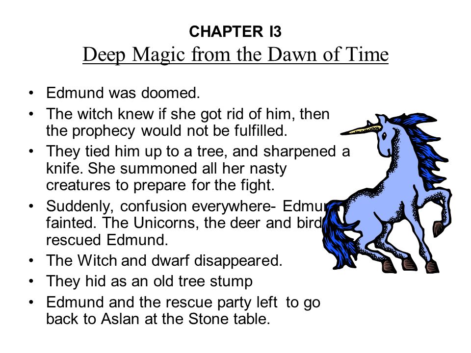 Реферат: Chapter By Chapter Of Lion Witch And