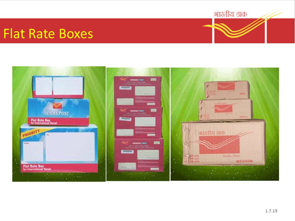 Flat Rate Boxes